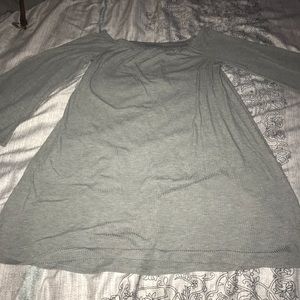 Off the shoulder knee length dress